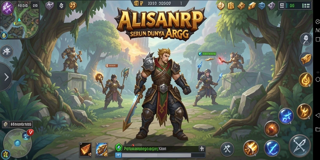 Gameplay seru di dunia fantastis ALISANRP.