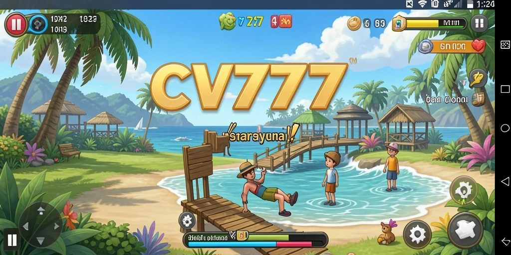 Screenshot CV777 yang menunjukkan gameplay santai dan menyenangkan.