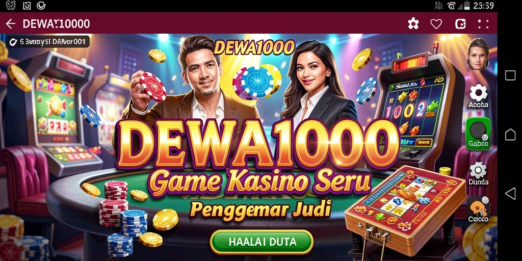 Tampilan gameplay menarik di DEWA1000 dengan grafis luar biasa.