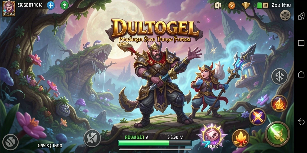 Gameplay DULTOGEL menampilkan petualangan seru dan tantangan yang menunggu.