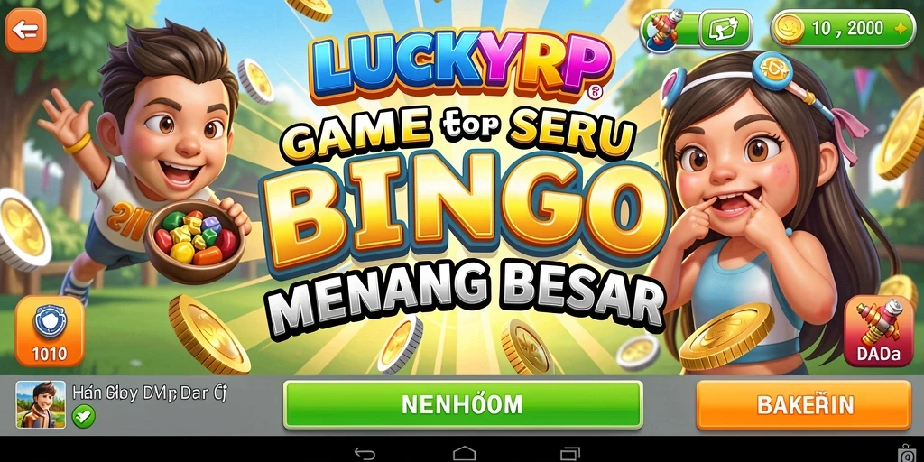 Tampilan gameplay Bingo yang mengasyikkan dan interaktif.