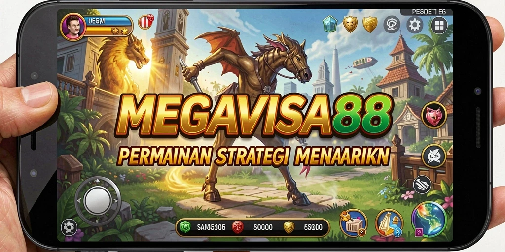 Tampilan dinamis gameplay MEGAVISA88 yang seru dan strategis.