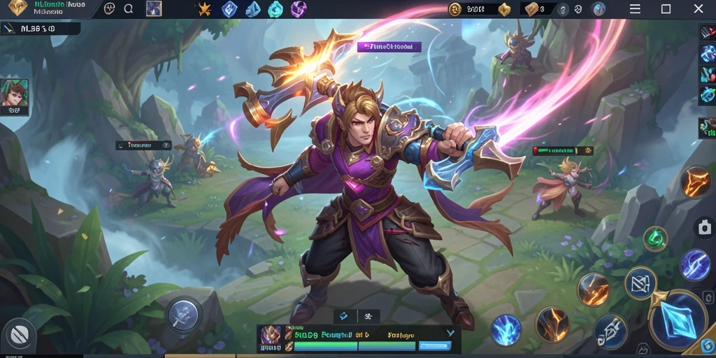 Screenshot gameplay MLBB8 yang memperlihatkan petualangan menegangkan.