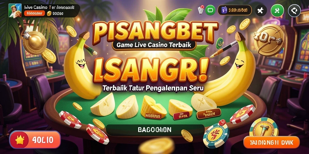 Screenshot gameplay PISANGBET menampilkan sesi Live Casino yang seru dan interaktif.