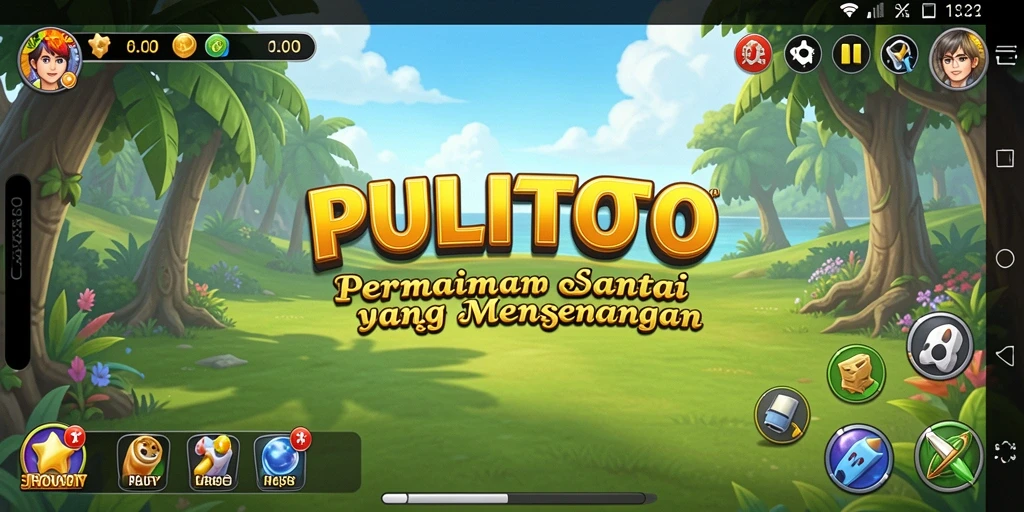 Tampilan gameplay PULITOTO yang seru dan menghibur.