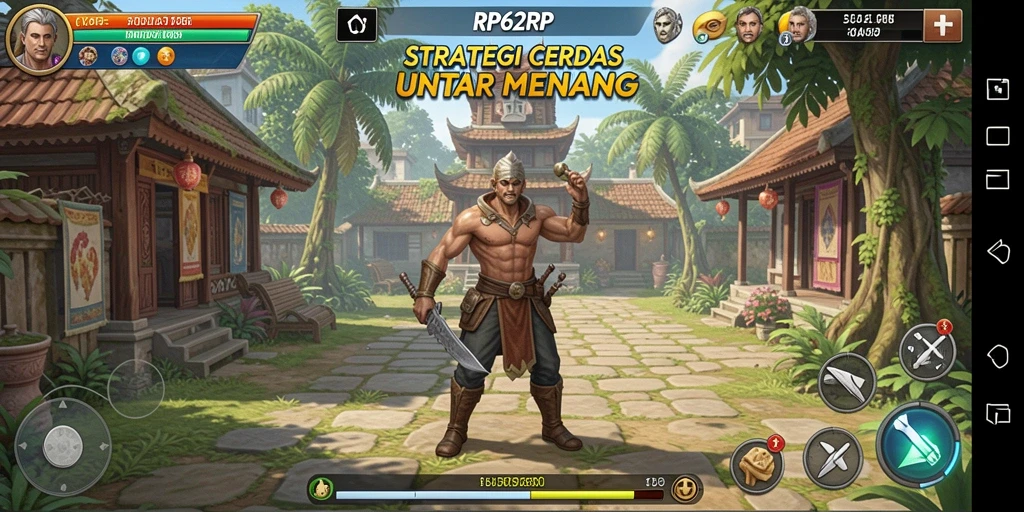 Tampilan strategi cerdas di RP62RP dengan gameplay mendebarkan.