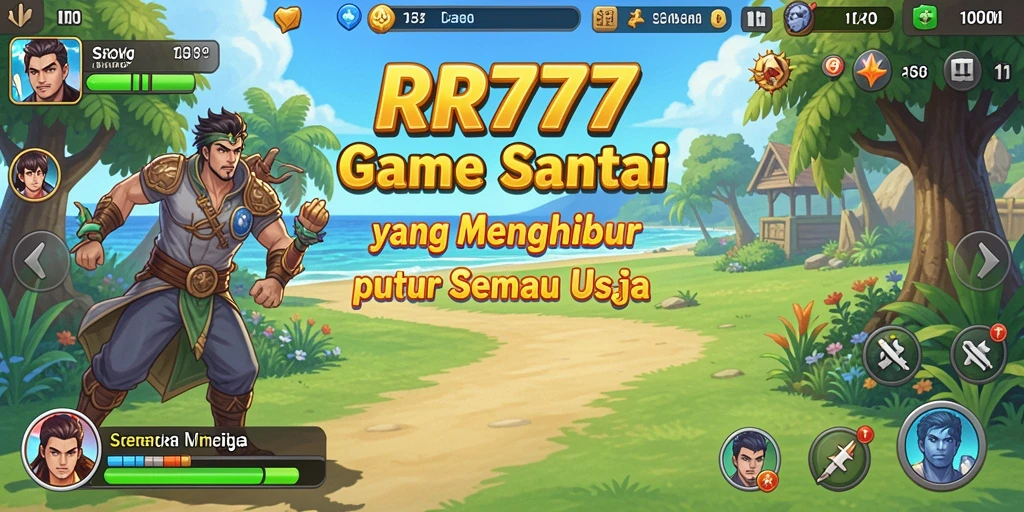 Tampilan gameplay menarik dari game Casual RR777.