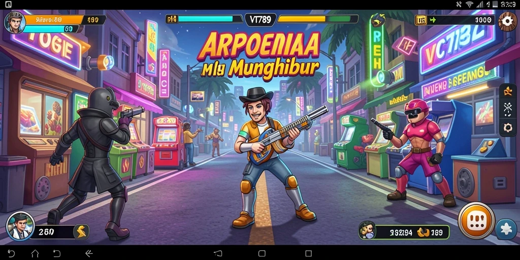 Tampilan gameplay seru dari VT789 dengan efek menarik.
