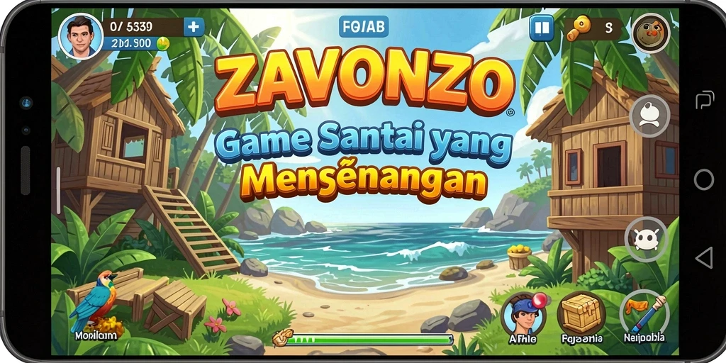 Tampilan menarik dari gameplay ZAVONZO yang menyenangkan.